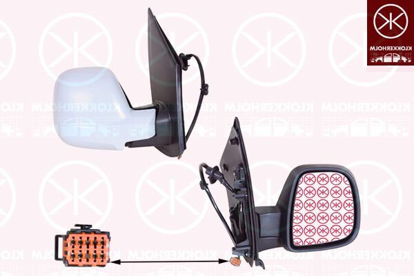 Neu Komplett AußEnspiegel - Rechts - Elektrisch - FüR Citroen Versand (V_)-image