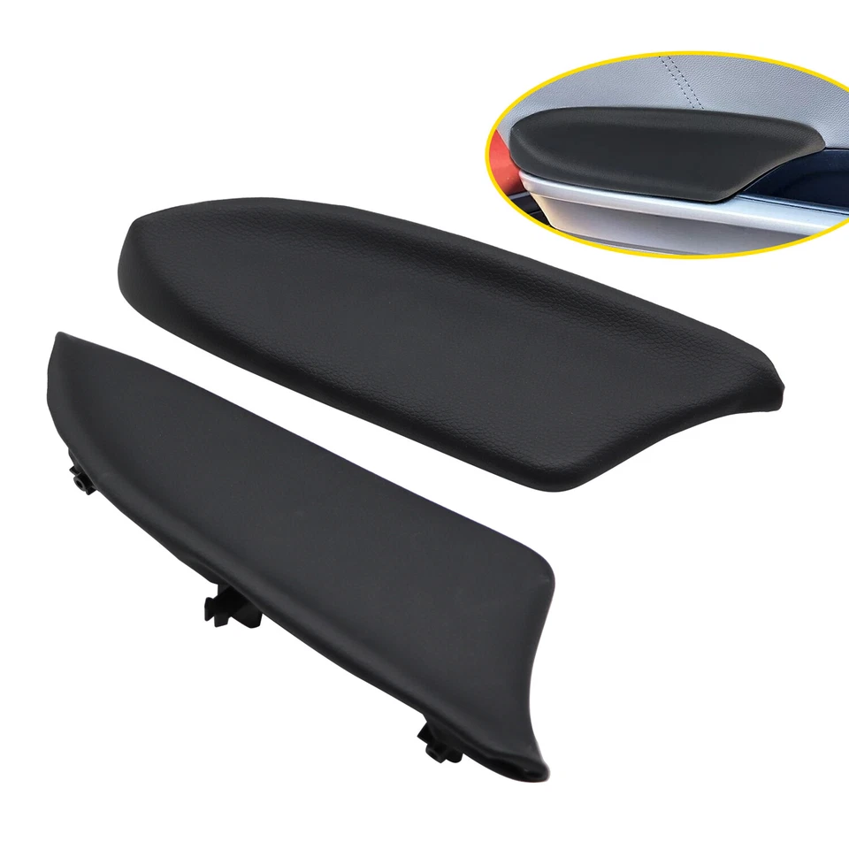 Pair For Honda Accord Sedan 2008-2012 Front Door Panels Armrest Lid Cover Black Foto 2 de 4