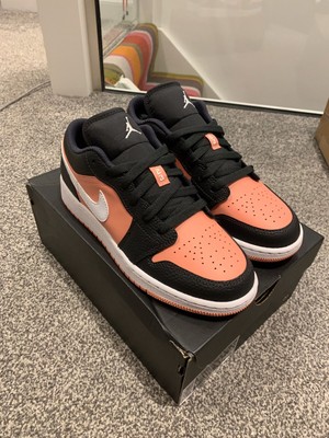 Nike Air Jordan 1 Low Black Pink Quartz GS Size UK 4 / US 4.5Y / EU36.5 IN HAND | eBay