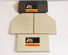 Clearview Pioneer 400 Stove Baffle/Throat Plate and Fire Brick Set - Standard