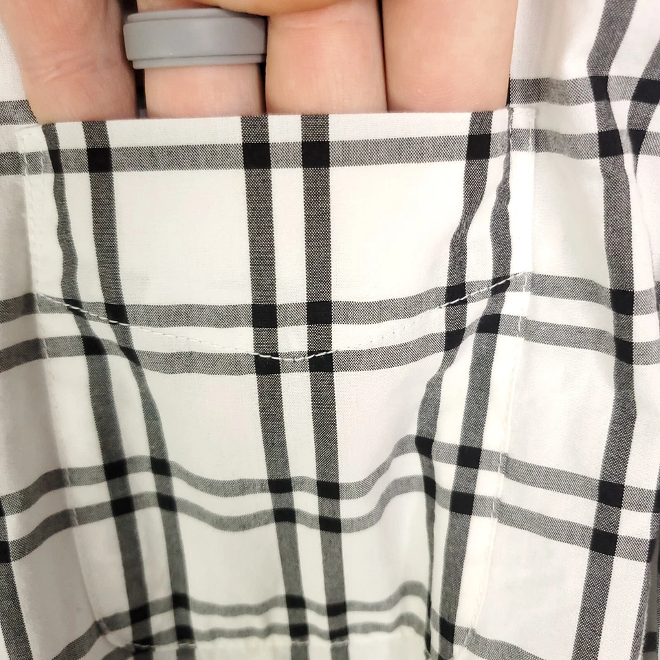 American Eagle Shirt Mens XS Classic Fit Button Up Plaid AEO Office Casual - Image 4 of 4