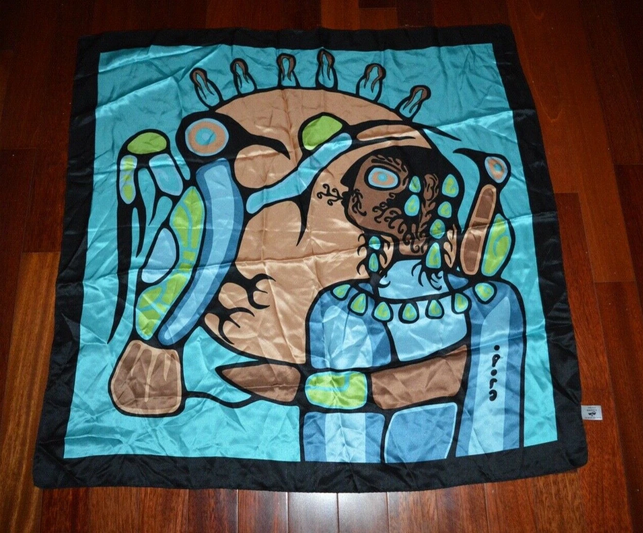 FOULARD EN SOIE MOTIF CHRISTIAN MORRISSEAU MULTICOLORE 31