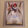 2022 Topps Tier One Riley Adams Break Out Auto RC 58/299 Nationals