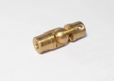Meccano compatible (Marklin type) Universal Coupling - brass (part 140m)