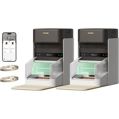 Wi-Fi Enabled RFID Pet Feeder for Multiple Cats, Automatic Portion Control with