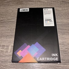 LEMERO Ink Cartridge 220XL 4 Pack For Use With Epson Workforce WF-2630/2650/2760