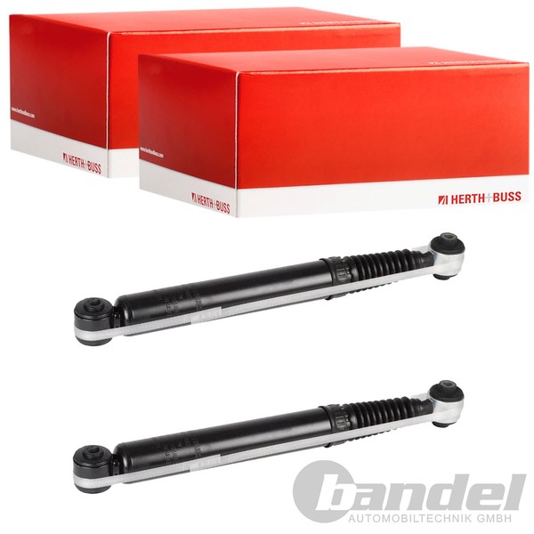 2X Herth+Buss Gasdruck StoßDÄMpfer Hinten Li+Re Passend FüR Peugeot 207 207/207+-image