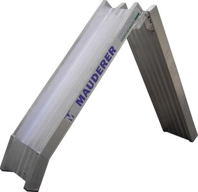 Alu Auffahrschienen 800 kg, 200 cm klappbar mit Rand Mauderer Auffahrrampe