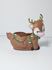 Retired Bath  Body Works Reindeer Christmas Hand Soap Holder Sleeve Holiday New