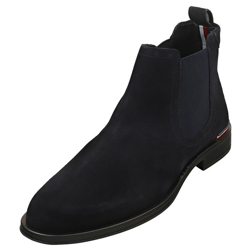 Tommy Hilfiger CORE Chelsea Boots Homme - Desert Sky en daim - 44 EU