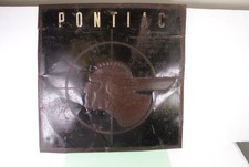 Original 1930s Pontiac Chief Metal Sign Dealership 15 12 X 15 12