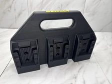 Battery Basket Carrier Caddy Holder for DeWALT 6 slot Black  Holds 6 Batteries