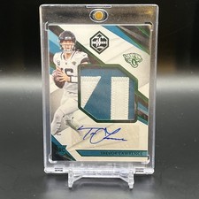 2021 Limited Rookie Patch Autographs Emerald #143 Trevor Lawrence /10