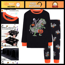 100 Cotton Halloween  Christmas PJs for Boys  Girls, Sizes 18M-12Y, Cozy Slee