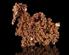 2.1" Very Sharply Formed Metallic Orange COPPER CRYSTALS Ray Mine AZ for sale