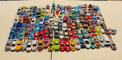 #ad #ad HOT WHEELS AND MISC LOT OF OVER 120 LOOSE USED VEHICLES 🔥$5.00 SHIPPING🔥 $52.25