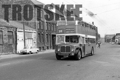 35 mm Negativ Bradford AEC Regent V Metro Cammell YKW145 um 1971