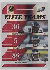 2006 Donruss Elite Teams Red Brian Westbrook Donovan McNabb Reggie Brown uk2