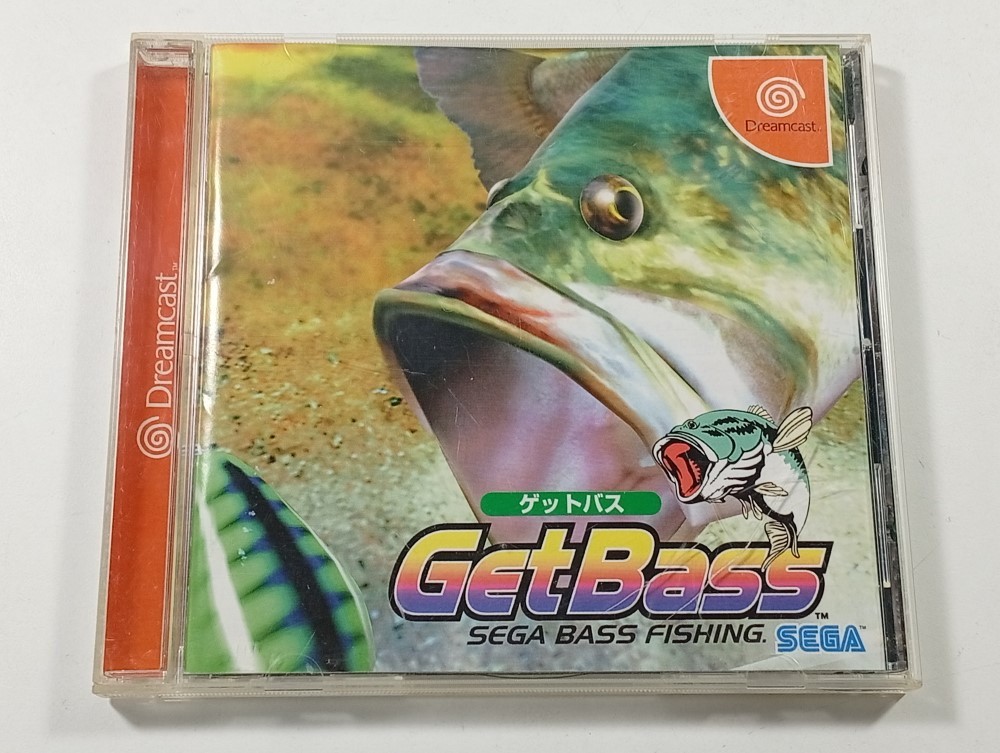 GET BASS SEGA BASS FISHING SEGA DREAMCAST (DC) NTSC-JAPAN (COMPLETE - GOOD CONDI