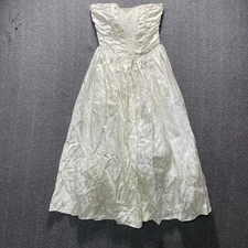 VTG 80's Gunne Sax Jessica McClintock Bridal Dress Cottagecore Wedding Womens 7