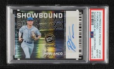 2024 Leaf Press Pass Premium Silver Prism 12/15 PJ Morlando PSA 8 Auto 8d2