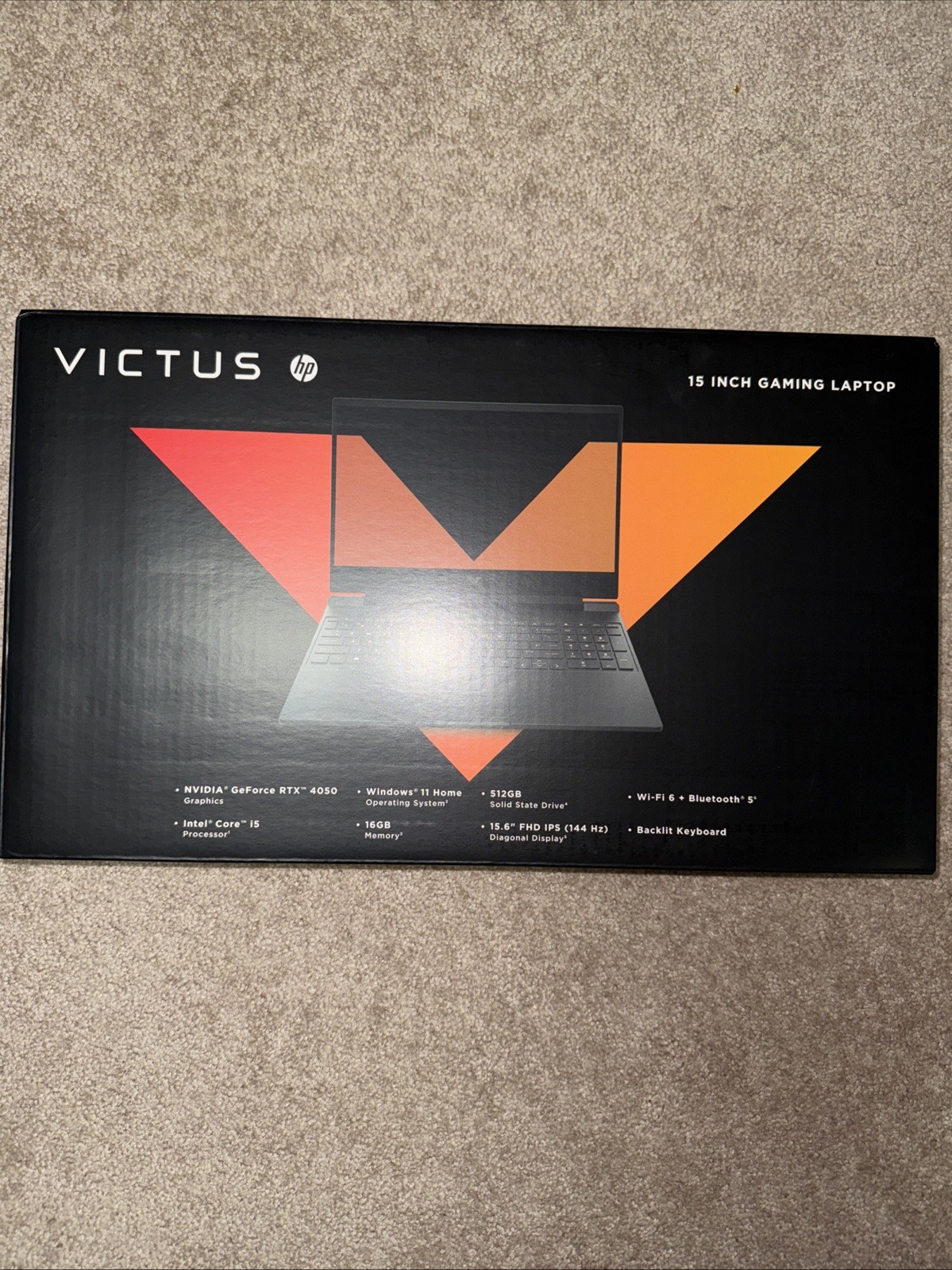 BRAND NEW & FACTORY SEALED - HP Victus 15 Gaming Laptop (model #15-FA2082WM)