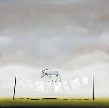Robert Deyber “My Ass Is On The Line” signed Lithograph, framed