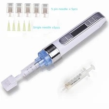 mesotherapy gun meso injector mesogun meso-pen skin care device with 5set needle