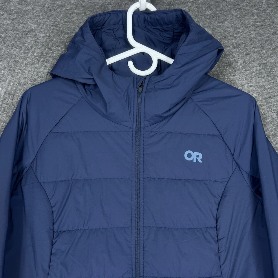 Outdoor Research Shadow Insulated Hoodie Jacket Womens Large Blue full zip - Image 2 of 4