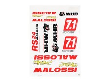 Malossi DIN-A3 Sticker Sheet Decals UK STOCK