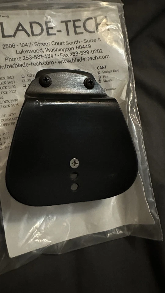 Funda para mano derecha Blade-Tech Paddle OWB para Walther PPK/S NUEVA Foto 3 de 4