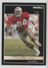 1992 Pinnacle Brent Jones #297 0q3