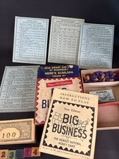 BIG BUSINESS 1937 Accessories in original box...