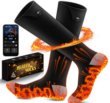 Heated Socks APP Control Rechargeable 6000mAh Batteries Electric Heated Foot War