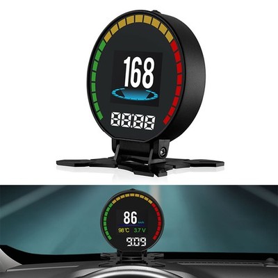 Car HUD P15 OBD2 Head Up Display Speedometer Digital Device Consumption Tool