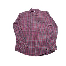 Brooks Brothers Regent Fit Plaid Button Down Shirt Mens Medium Red Green Blue