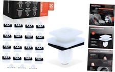 10mm Nylon Rocker Panel and Fender Moulding Retainer Clips - Compatible with ...