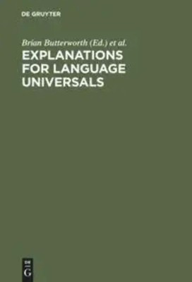 Brian Butterworth (u. a.) | Explanations for Language Universals | Buch (1984)