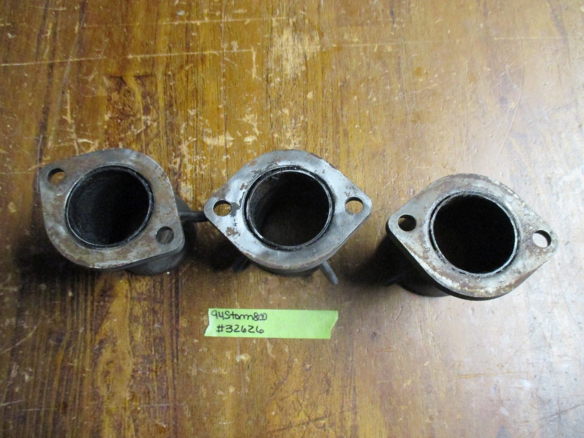 94 Polaris Indy Storm 800 Snowmobile Triple Exhaust Flanges