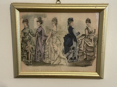 Antique Godey s Fashions For September 1874 Hand Colored lithograph