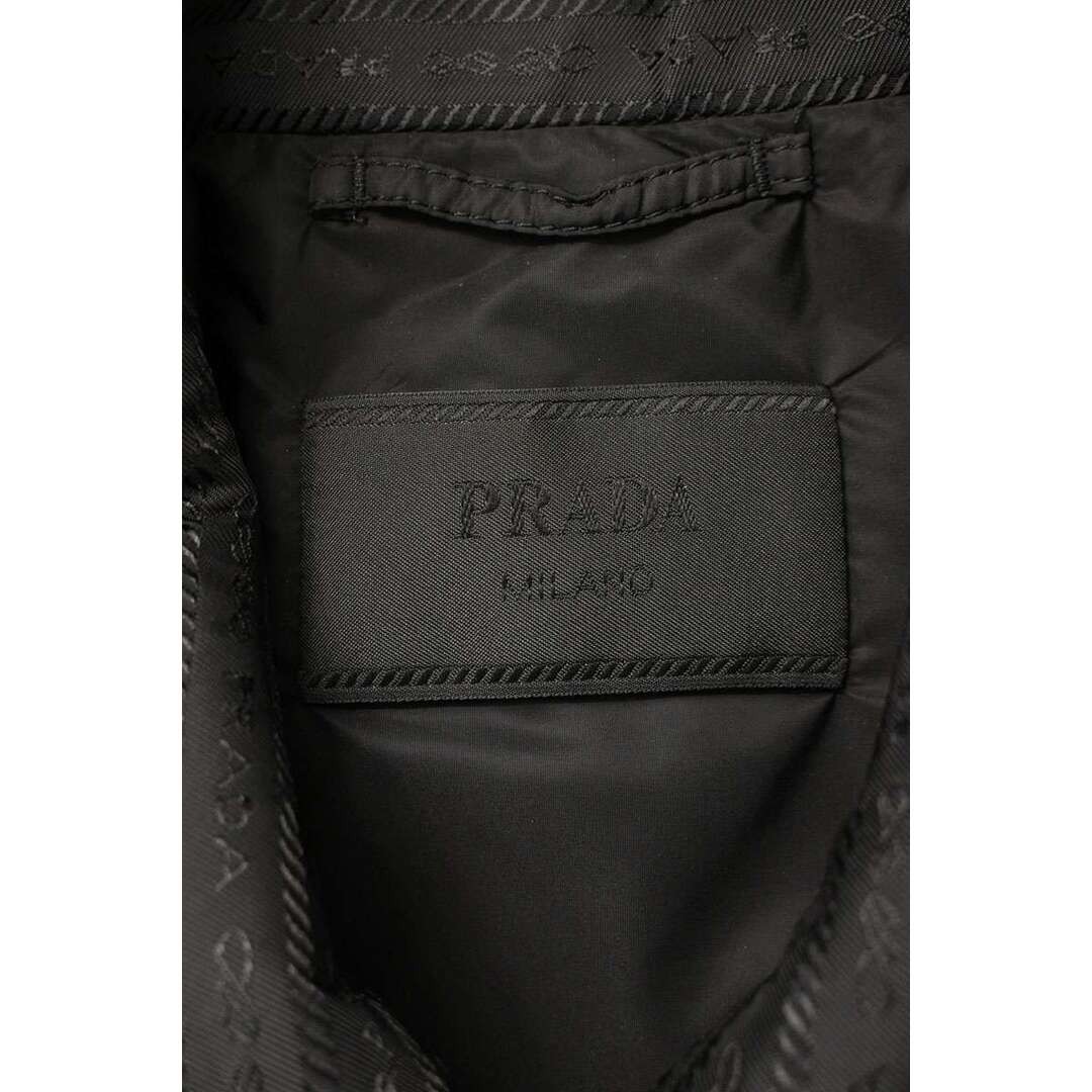 PRADA SGC058 RE-NYLON Triangular Logo Plate Nylon Down Vest Men's 54 Used b50ebc thumbnail 4