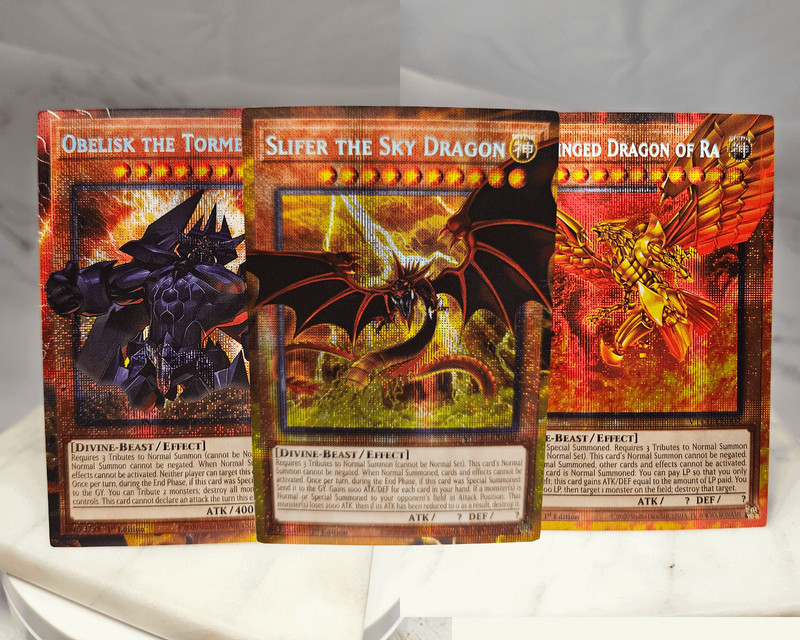 Custom Egyptian Gods Overframe Set - Winged Dragon Ra / Slifer / Obelisk