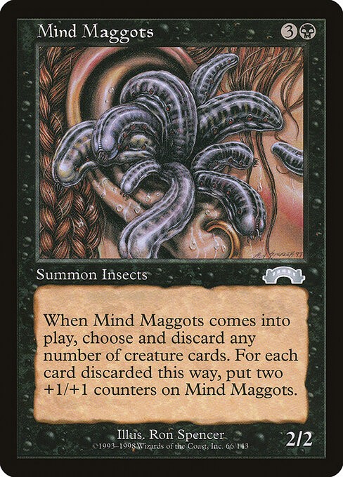 Mind Maggots NonFoil Exodus 66 NM MTG