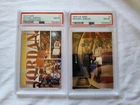 1993 Fleer  Michael Jordan NBA Superstars PSA 8 & Ionix PSA 8 LOT (2 Cards)