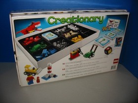 LEGO CREATIONARY Game 3844 Board Set + Manual & Box Pieces Kids Toy See pics