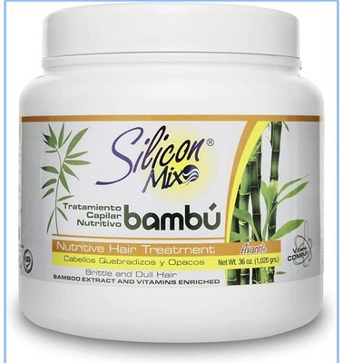 Silicon Mix Bambú Nutritive Hair Treatment Bamboo Extract for Brittle Hair 36 oz