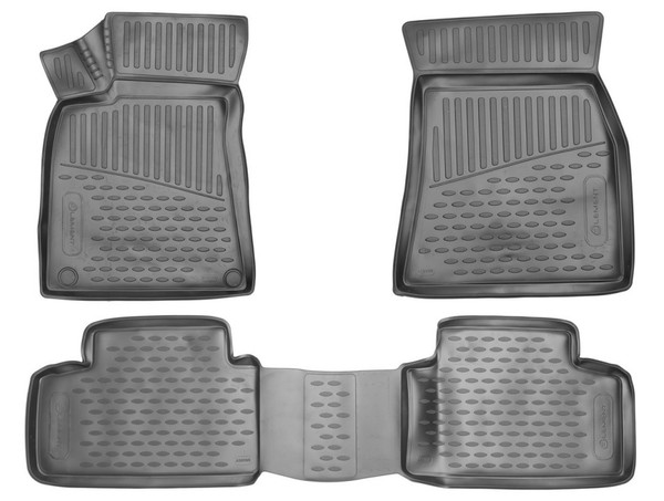 GummifußMatten FüR Mercedes GLB X247 2019- 3D Passform Hoher Rand Gummimatten-image