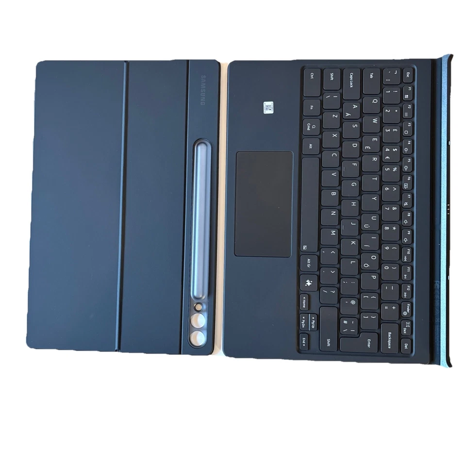 Samsung Galaxy Tab S10+ S9+ S9 FE+ AI Key Book Cover Keyboard Case with Trackpad - Image 3 of 4