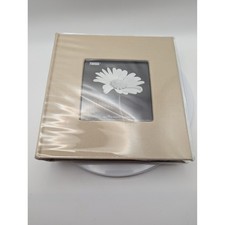 Pioneer Photo Album Beige Linen Window Cover Holds 100 4x6 Photos New