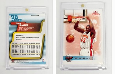 RARE SSP /10 DECADE EDITION PARALLEL 2003-04 Fleer Focus THEO RATLIFF ATLANTA SP